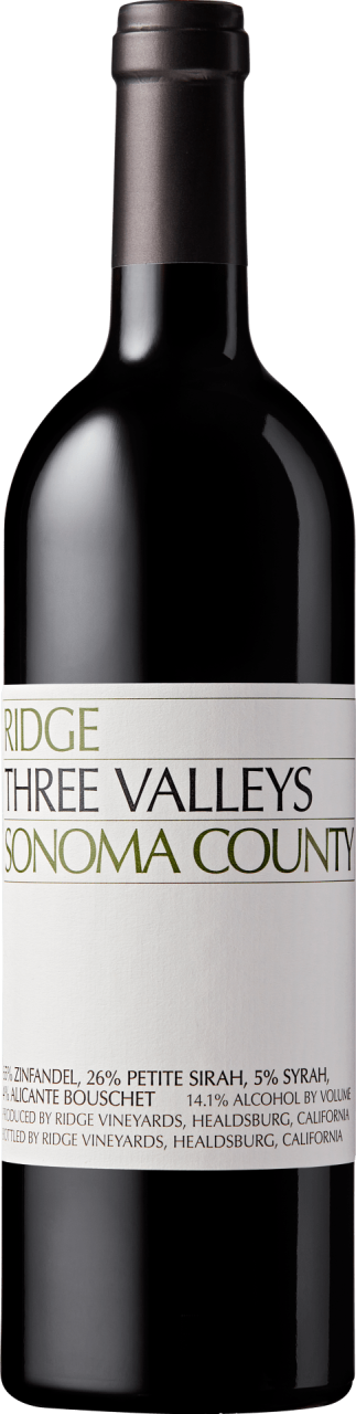 Ridge Vineyards Ridge Three Valleys