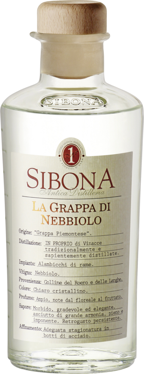 Sibona Grappa di Nebbiolo