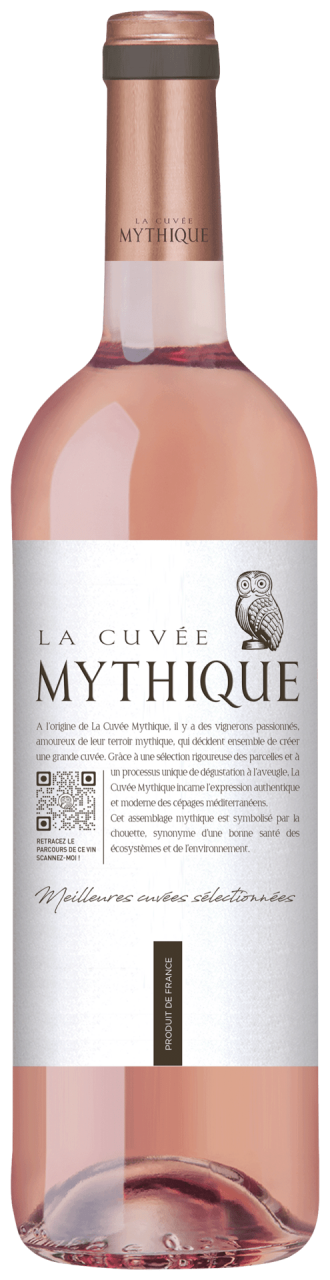 Les Vignerons de la Méditerranée La Cuvée Mythique Rosé