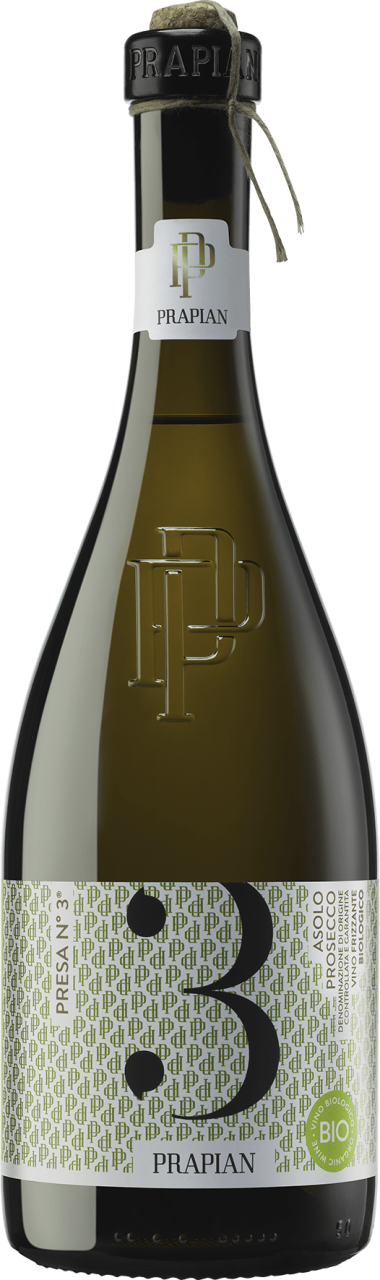 Prapian 3 Volte Asolo Prosecco DOCG Vino Frizzante biologico spago