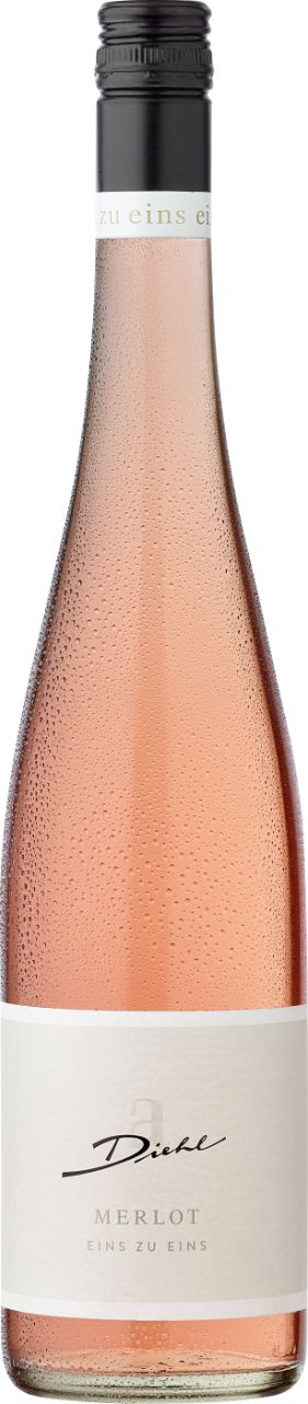 A. Diehl Merlot eins zu eins Rosé feinherb